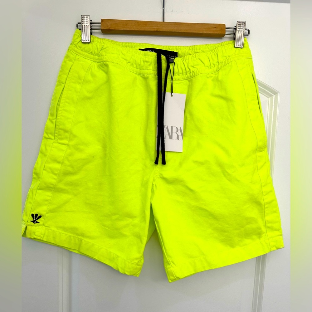 NWT Zara Men Neon Short Size S